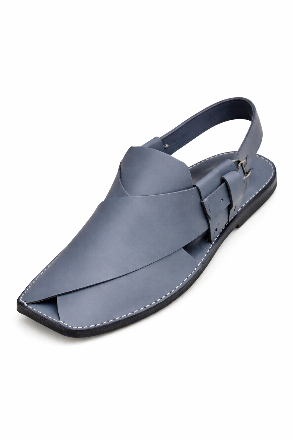 Gray Peshawari Chappal for Men