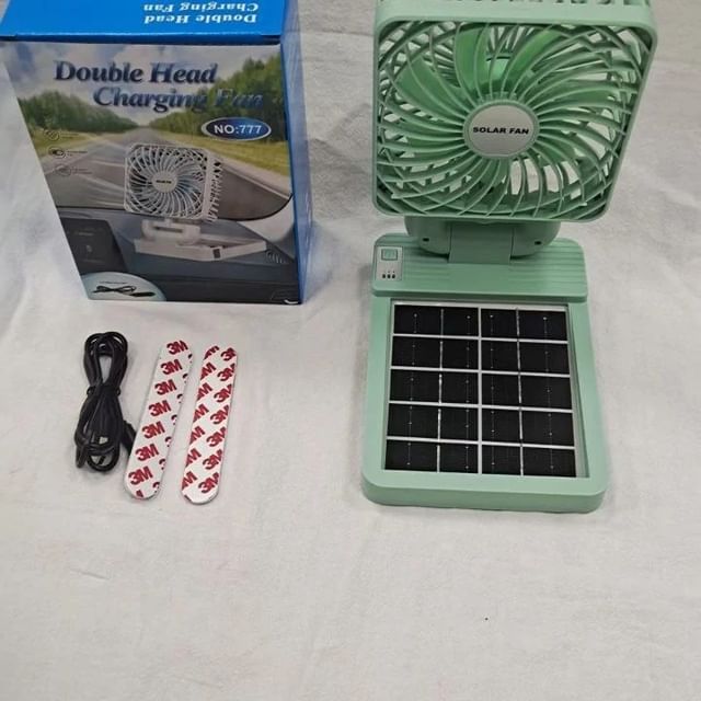 Stay Cool with Our Solar-Powered Fan! / Solar Charging Fan