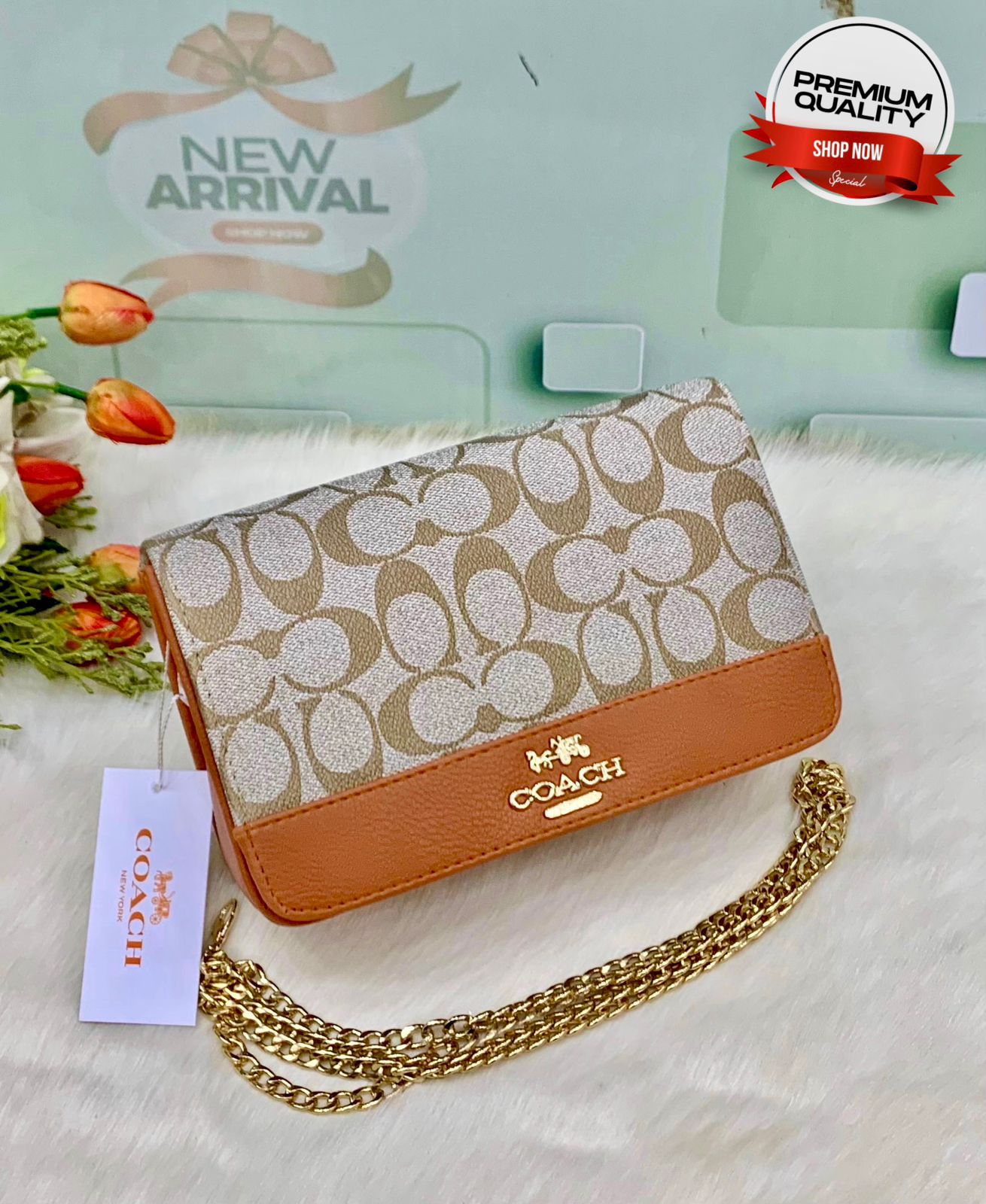 COACH Side Cross Body Bag for Girls