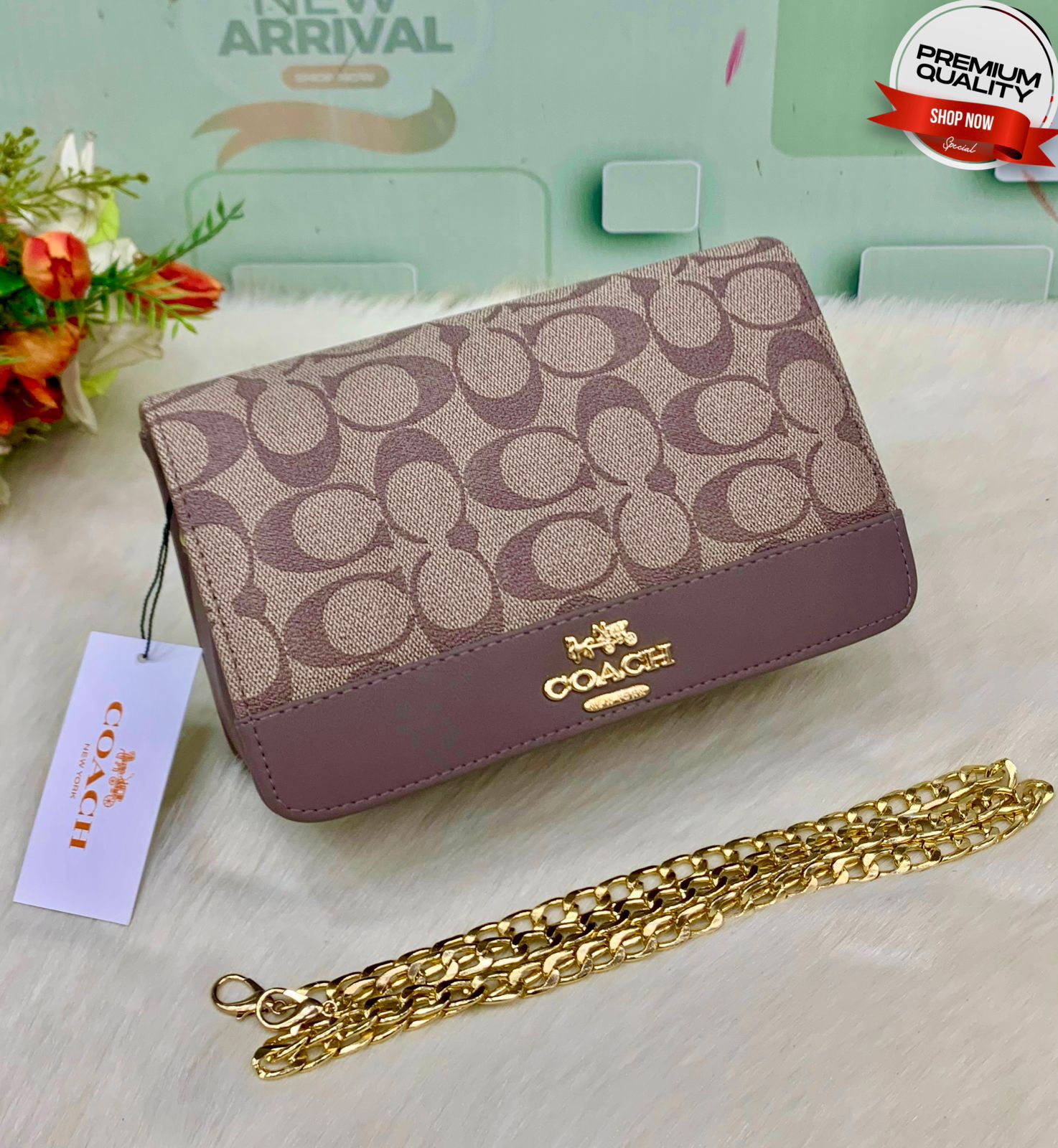 COACH Side Cross Body Bag for Girls