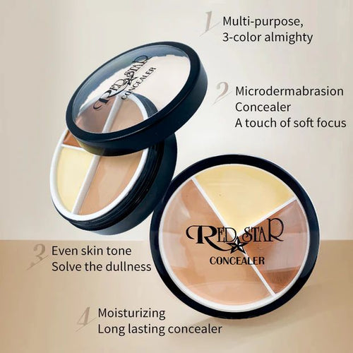 Achieve a Flawless Look with the 3-Color Concealer Kit