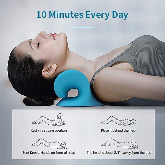 Neck Shoulder Relaxer Cervical Traction Device Posture Corrector