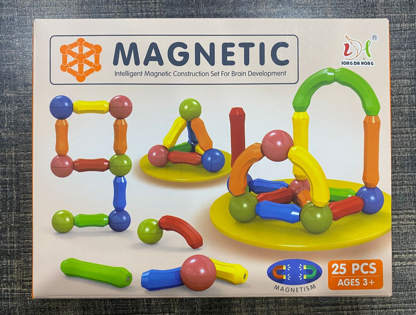 Unleash Creativity with the 25 Pcs Magnetic Bar Block Set