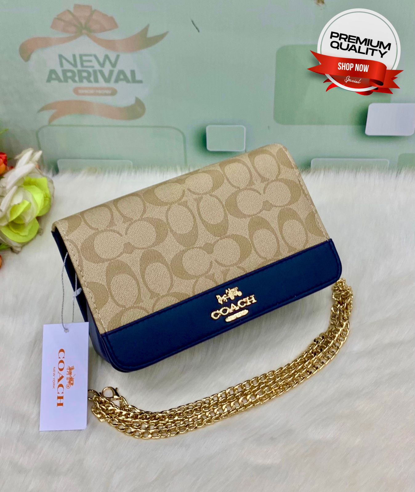 COACH Side Cross Body Bag for Girls