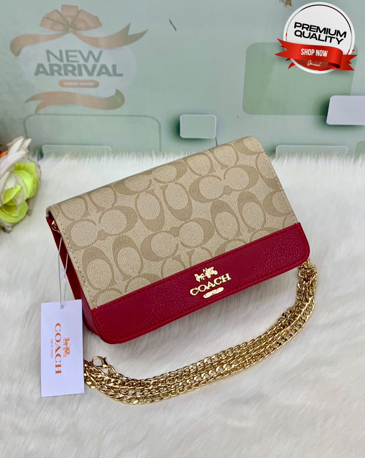 COACH Side Cross Body Bag for Girls