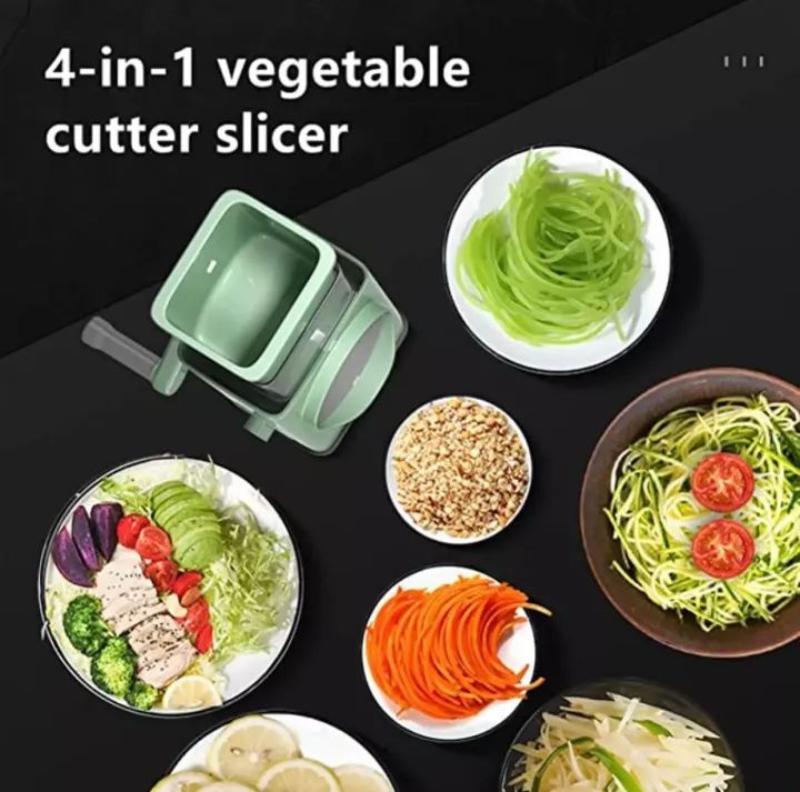 Vegetable Cutter 4 In 1 Manual Storm Style Vegetable Cutting Experience