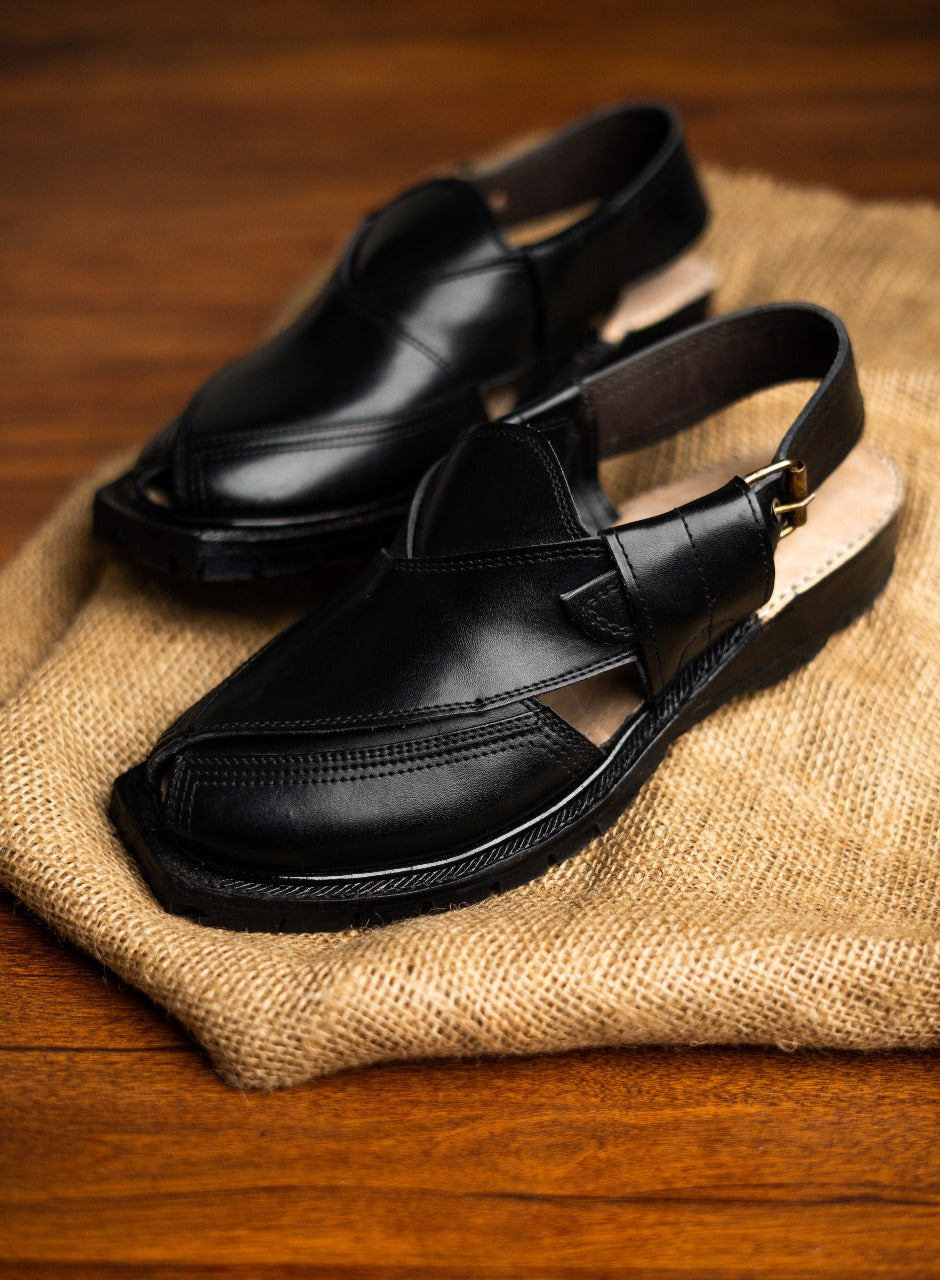 Norozi Peshawari Chappal - Handcrafted Traditional Leather Sandals